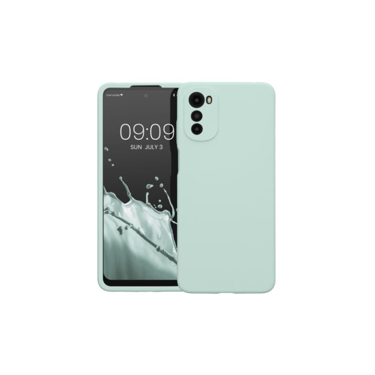 Husa Kwmobile pentru Motorola Moto E32/Moto E32s, Silicon, Verde, 59480.200