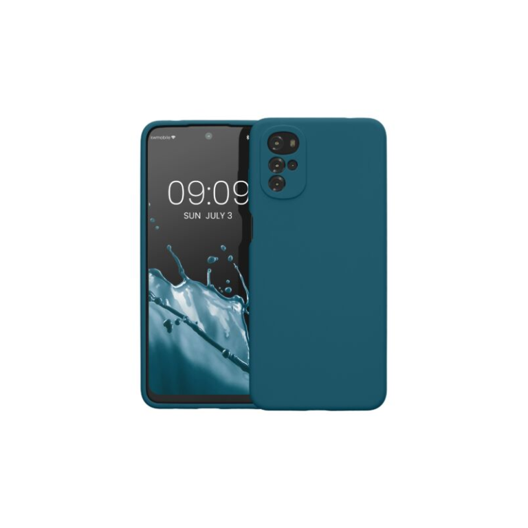 Husa Kwmobile pentru Motorola Moto G22, Silicon, Verde, 58207.78