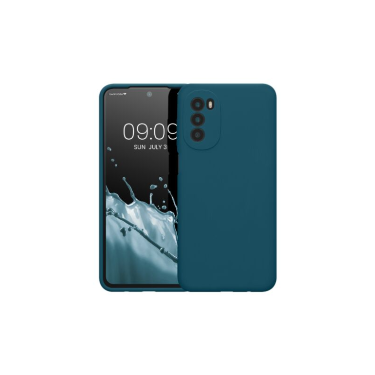 Husa Kwmobile pentru Motorola Moto G52/Moto G82, Silicon, Verde, 58542.78