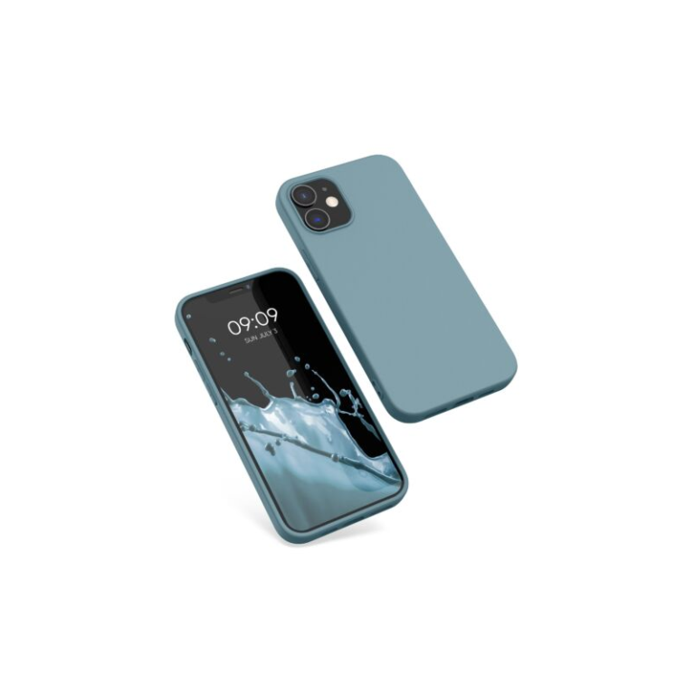 Husa Kwmobile pentru Apple iPhone 12/iPhone 12 Pro, Silicon, Verde, 53938.207