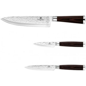 Set de cutite 3 piese, Brown Wood Berlinger Haus BH 2483 Set de cutite 3 piese, Brown Wood Berlinger Haus BH 2483