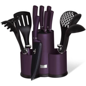 Set ustensile de bucatarie 12 piese Purple Eclipse Berlinger Haus BH 6258A Set ustensile de bucatarie 12 piese Purple Eclipse Berlinger Haus BH 6258A