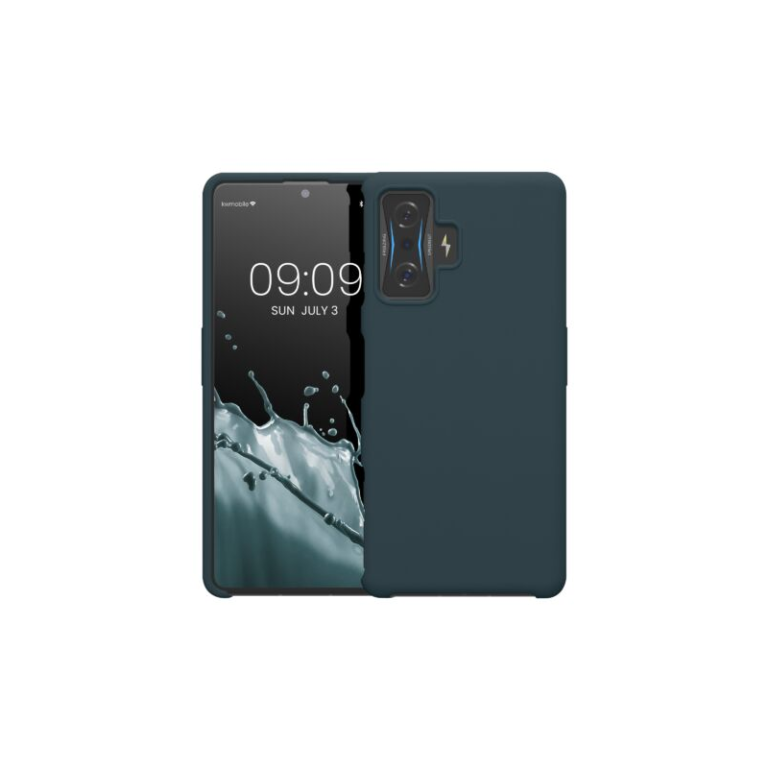 Husa Kwmobile pentru Xiaomi Poco F4 GT, Silicon, Albastru, 58527.202
