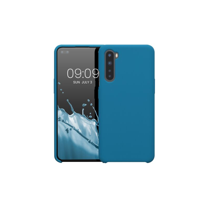 Husa Kwmobile pentru OnePlus Nord, Silicon, Albastru, 51871.224 Husa Kwmobile pentru OnePlus Nord, Silicon, Albastru, 51871.224