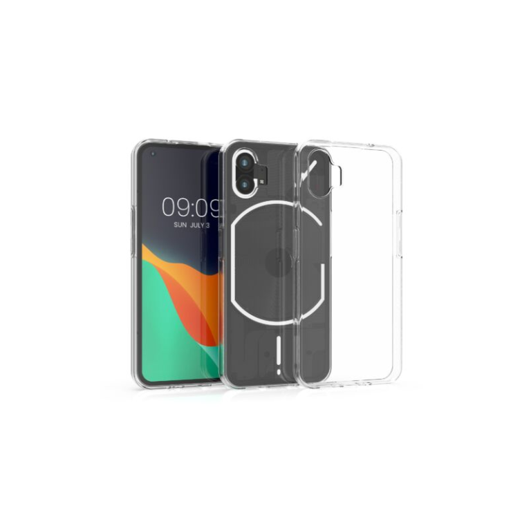 Husa Kwmobile pentru Nothing Phone 1, Silicon, Transparent, 59564.03