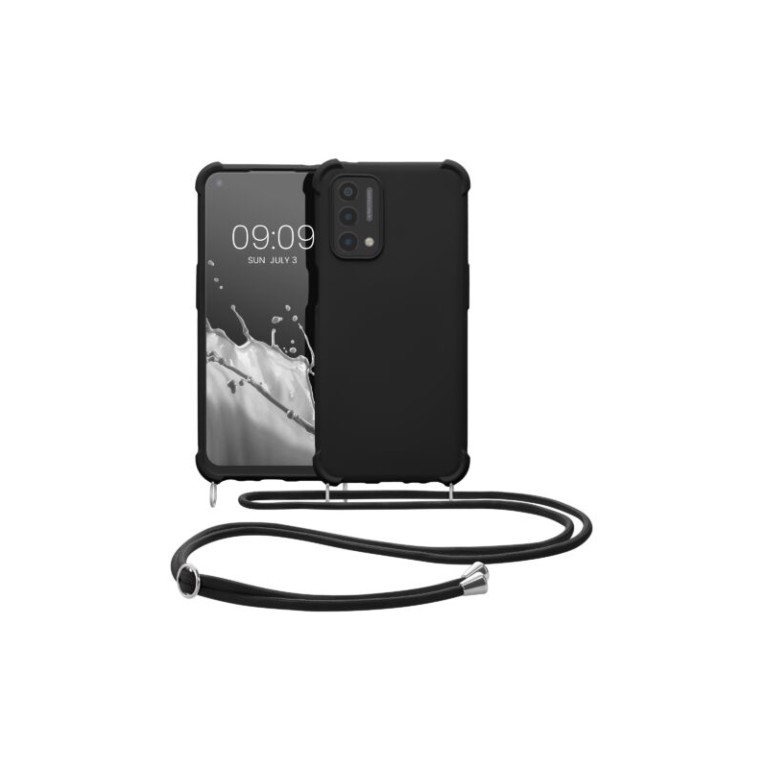 Husa Kwmobile pentru OnePlus Nord N200 5G, Silicon, Negru, 59568.01
