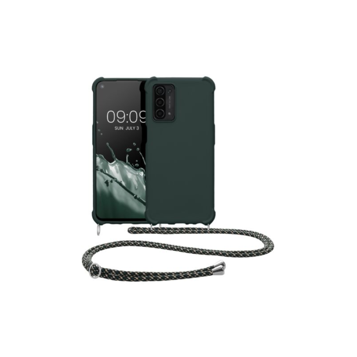 Husa Kwmobile pentru OPPO A74 5G/A54 5G, Silicon, Verde, 58012.169