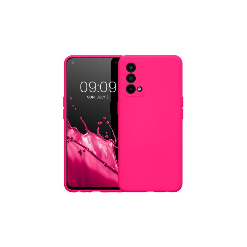 Husa Kwmobile pentru Realme GT Master Edition, Silicon, Roz, 58698.77 Husa Kwmobile pentru Realme GT Master Edition, Silicon, Roz, 58698.77