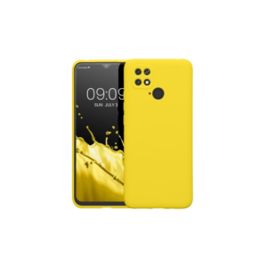 Husa Kwmobile pentru Xiaomi Poco C40, Silicon, Galben, 59394.165 Husa Kwmobile pentru Xiaomi Poco C40, Silicon, Galben, 59394.165