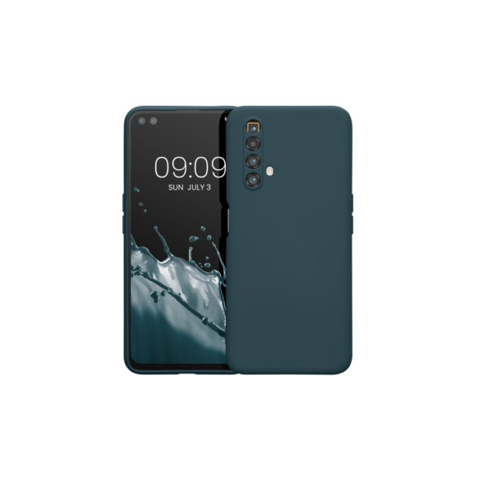 Husa Kwmobile pentru Realme X3 SuperZoom/X50, Silicon, Albastru, 59624.202 Husa Kwmobile pentru Realme X3 SuperZoom/X50, Silicon, Albastru, 59624.202