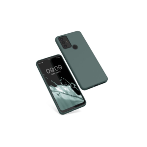 Husa Kwmobile pentru TCL 30 E/30 SE, Silicon, Verde, 57707.166 Husa Kwmobile pentru TCL 30 E/30 SE, Silicon, Verde, 57707.166