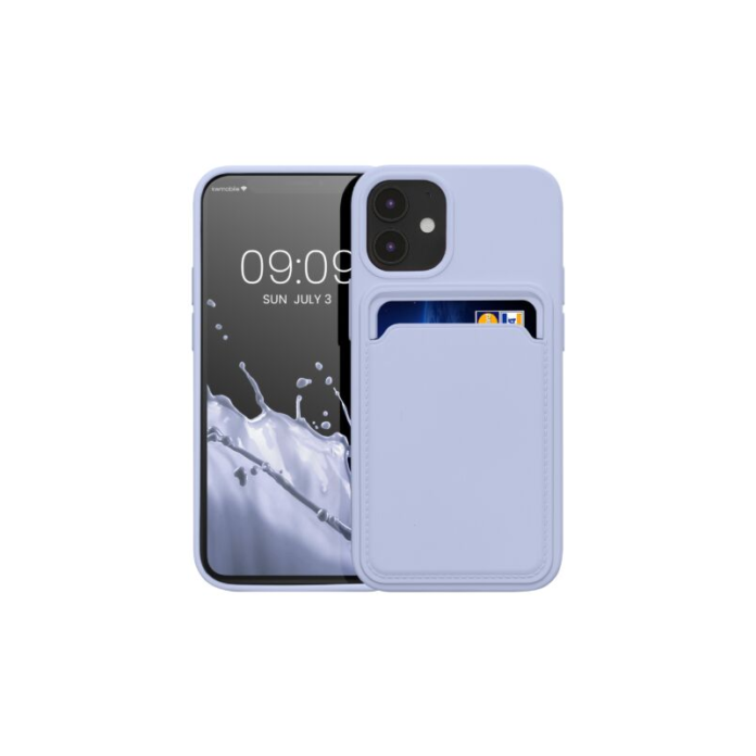 Husa Kwmobile pentru Apple iPhone 12 Mini, Silicon, Albastru, 55111.108