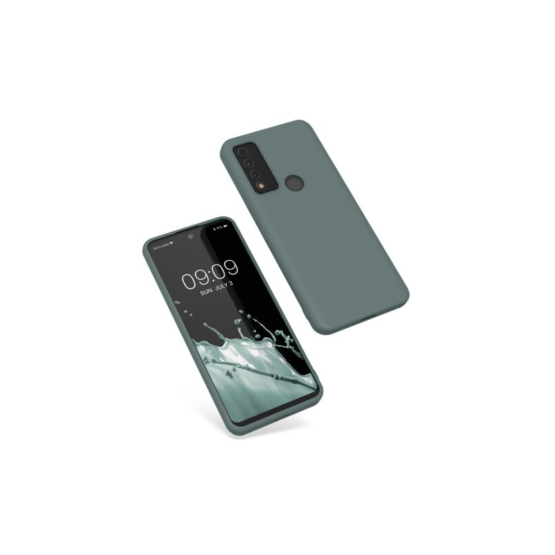 Husa Kwmobile pentru TCL 30 V 5G/30 XE 5G, Silicon, Verde, 58119.166 Husa Kwmobile pentru TCL 30 V 5G/30 XE 5G, Silicon, Verde, 58119.166