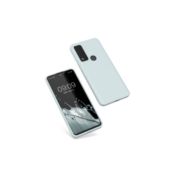 Husa Kwmobile pentru TCL 30 V 5G/30 XE 5G, Silicon, Verde, 58119.200 Husa Kwmobile pentru TCL 30 V 5G/30 XE 5G, Silicon, Verde, 58119.200