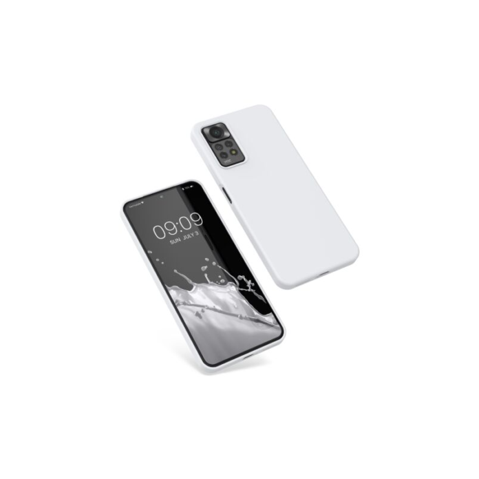 Husa Kwmobile pentru Xiaomi Redmi Note 11 Pro/Redmi Note 11 Pro 5G, Silicon, Alb, 57373.02 Husa Kwmobile pentru Xiaomi Redmi Note 11 Pro/Redmi Note 11 Pro 5G, Silicon, Alb, 57373.02