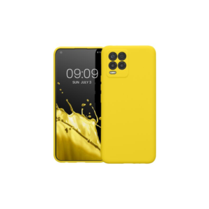 Husa Kwmobile pentru Realme 8 (2021)/8 Pro (2021), Silicon, Galben, 57573.165 Husa Kwmobile pentru Realme 8 (2021)/8 Pro (2021), Silicon, Galben, 57573.165