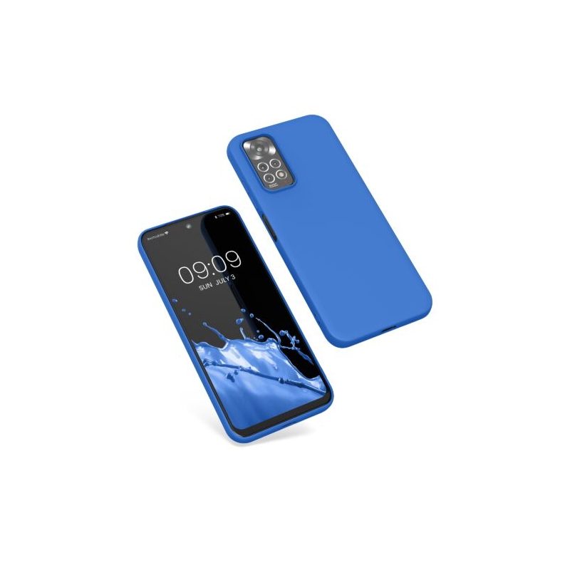 Husa Kwmobile pentru Xiaomi Redmi Note 11/Redmi Note 11s, Silicon, Albastru, 57368.189 Husa Kwmobile pentru Xiaomi Redmi Note 11/Redmi Note 11s, Silicon, Albastru, 57368.189
