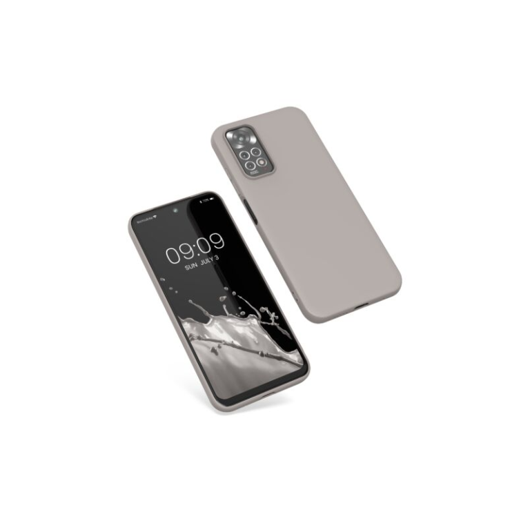 Husa Kwmobile pentru Xiaomi Redmi Note 11/Redmi Note 11s, Silicon, Gri, 57368.43