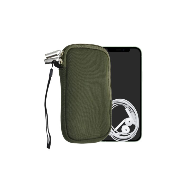 Husa Universala pentru telefon M, 5,5 inch, Neopren, Verde, 46188.2.80