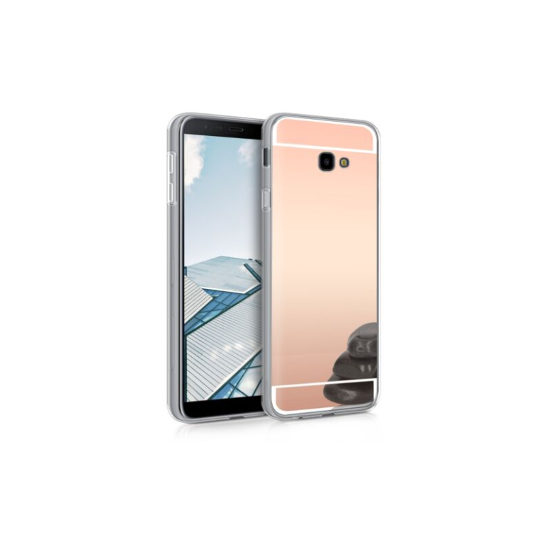 Husa pentru Samsung Galaxy J4 Plus/Galaxy J4+, Silicon, Rose Gold, 47213.41