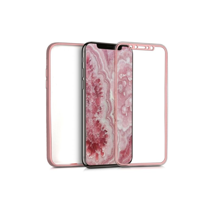 Husa pentru Apple iPhone X/iPhone XS, Silicon, Rose Gold, 42999.31 Husa pentru Apple iPhone X/iPhone XS, Silicon, Rose Gold, 42999.31