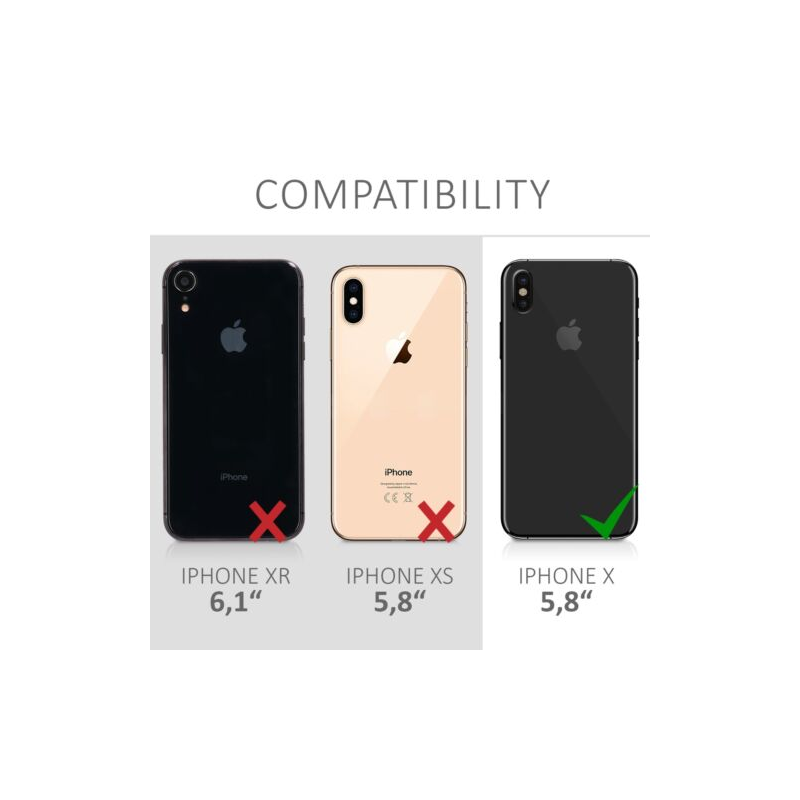 Husa pentru Apple iPhone X/iPhone XS, Aluminiu, Negru, 43892.01 Husa pentru Apple iPhone X/iPhone XS, Aluminiu, Negru, 43892.01