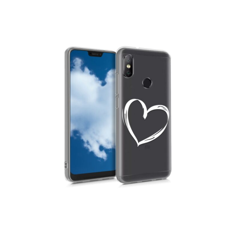 Husa pentru Xiaomi Mi A2 Lite/Redmi 6 Pro, Silicon, Alb, 46064.02