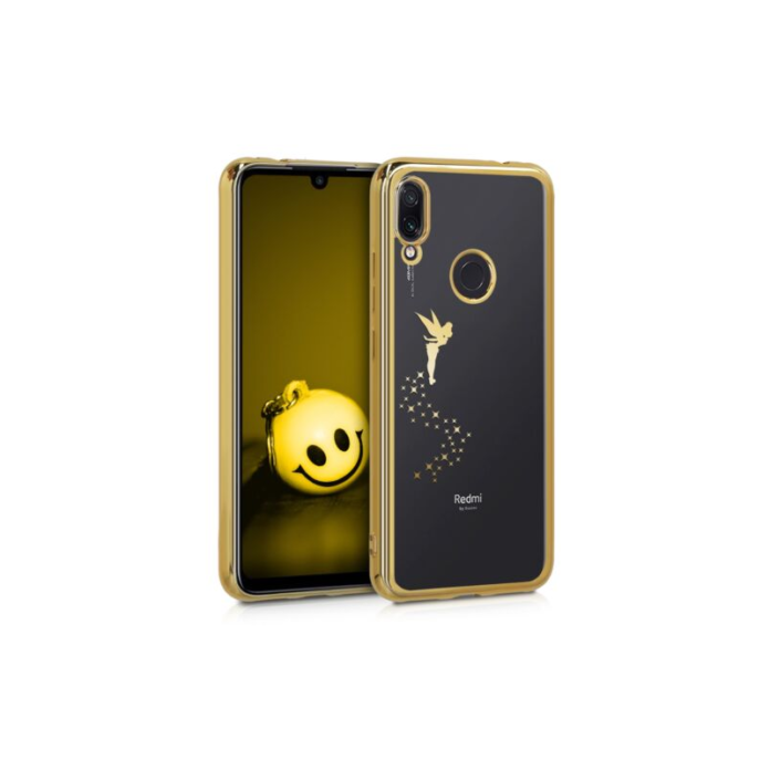 Husa pentru Xiaomi Redmi Note 7/Redmi Note 7 Pro, Silicon, Gold, 49535.02