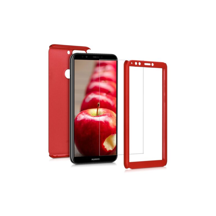 Husa pentru Huawei Y7 (2018)/Y7 Prime (2018), Policarbonat, Rosu, 45640.36 Husa pentru Huawei Y7 (2018)/Y7 Prime (2018), Policarbonat, Rosu, 45640.36