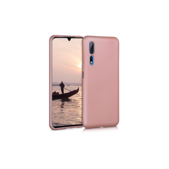 Husa pentru ZTE Axon 10 Pro, Silicon, Rose Gold, 48262.31 Husa pentru ZTE Axon 10 Pro, Silicon, Rose Gold, 48262.31