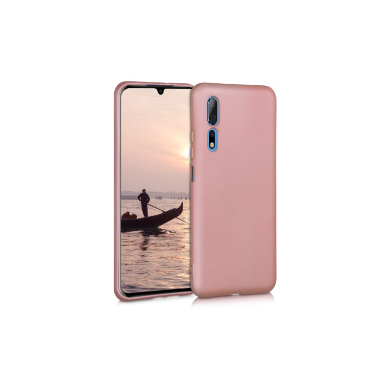 Husa pentru ZTE Axon 10 Pro, Silicon, Rose Gold, 48262.31 Husa pentru ZTE Axon 10 Pro, Silicon, Rose Gold, 48262.31