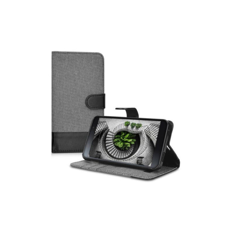 Husa pentru Blackberry DTEK50, Textil, Gri, 39325.22