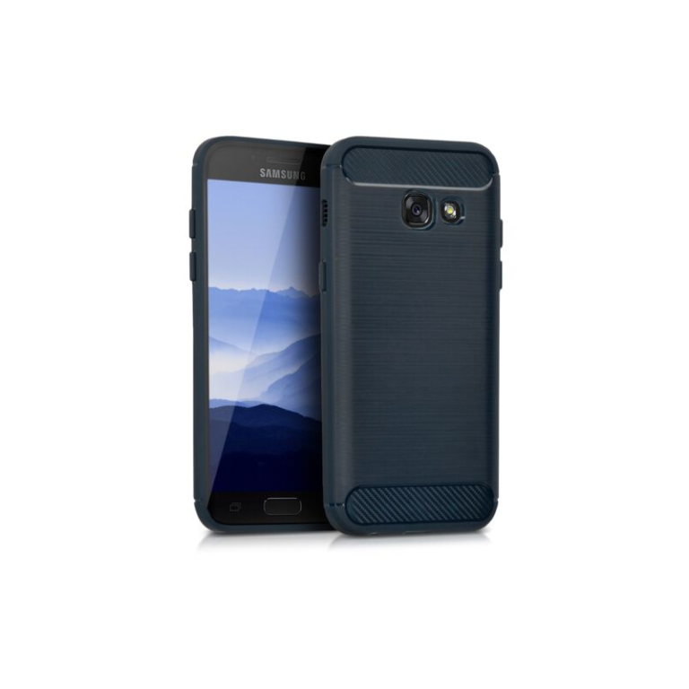 Husa pentru Samsung Galaxy A3 (2017), Silicon, Albastru, 41446.17