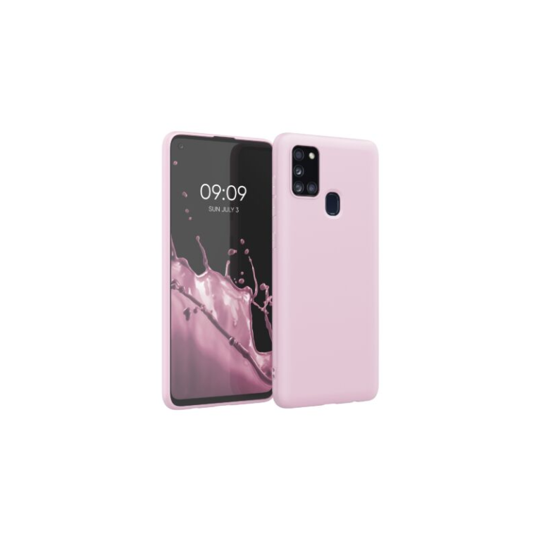 Husa pentru Samsung Galaxy A21s, Silicon, Mov, 52494.140