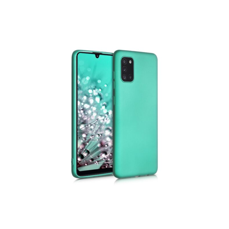 Husa pentru Samsung Galaxy A31, Silicon, Verde, 52938.128