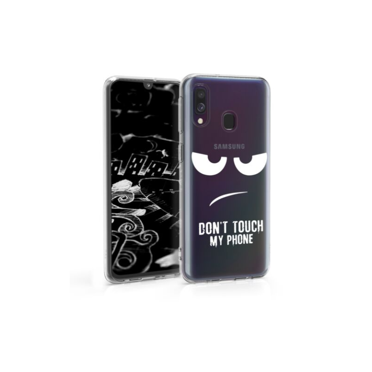 Husa pentru Samsung Galaxy A40, Silicon, Transparent, 48542.02