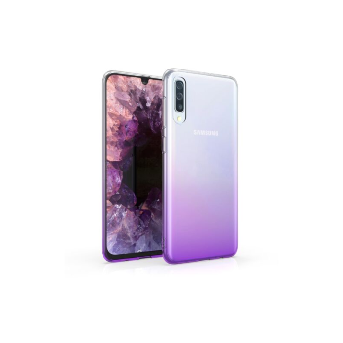 Husa pentru Samsung Galaxy A50, Silicon, Violet, 48063.02