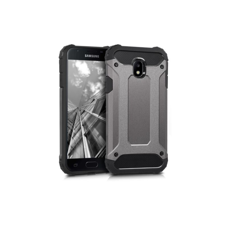 Husa pentru Samsung Galaxy J3 (2017), Silicon, Gri, 41029.73