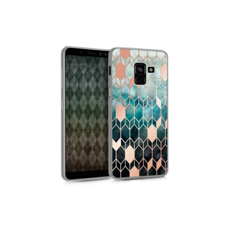 Husa pentru Samsung Galaxy A8 (2018), Silicon, Multicolor, 45465.02
