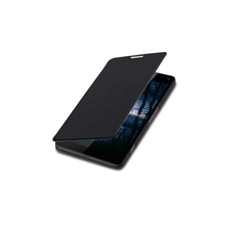Husa pentru Microsoft Lumia 950 XL, Piele ecologica, Negru, 35212.01