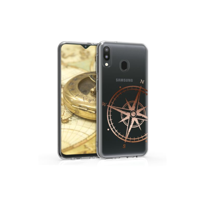 Husa pentru Samsung Galaxy M20, Silicon, Rose Gold, 48317.02