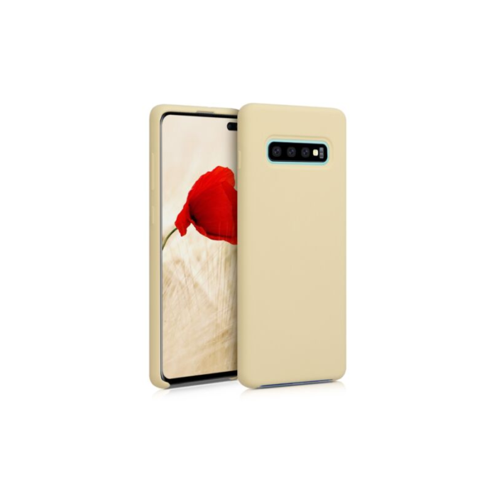 Husa pentru Samsung Galaxy S10 Plus, Silicon, Galben, 49028.158 Husa pentru Samsung Galaxy S10 Plus, Silicon, Galben, 49028.158