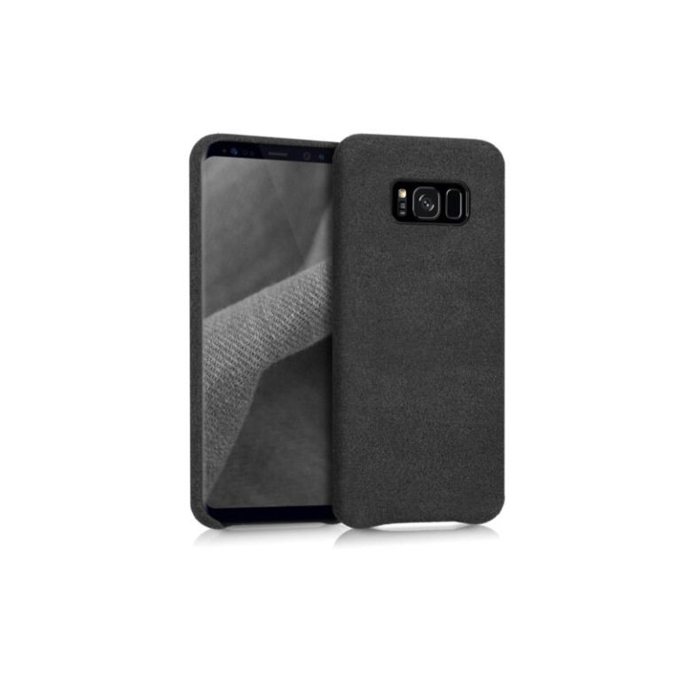 Husa pentru Samsung Galaxy S8 Plus, Piele ecologica, Negru, 43265.01