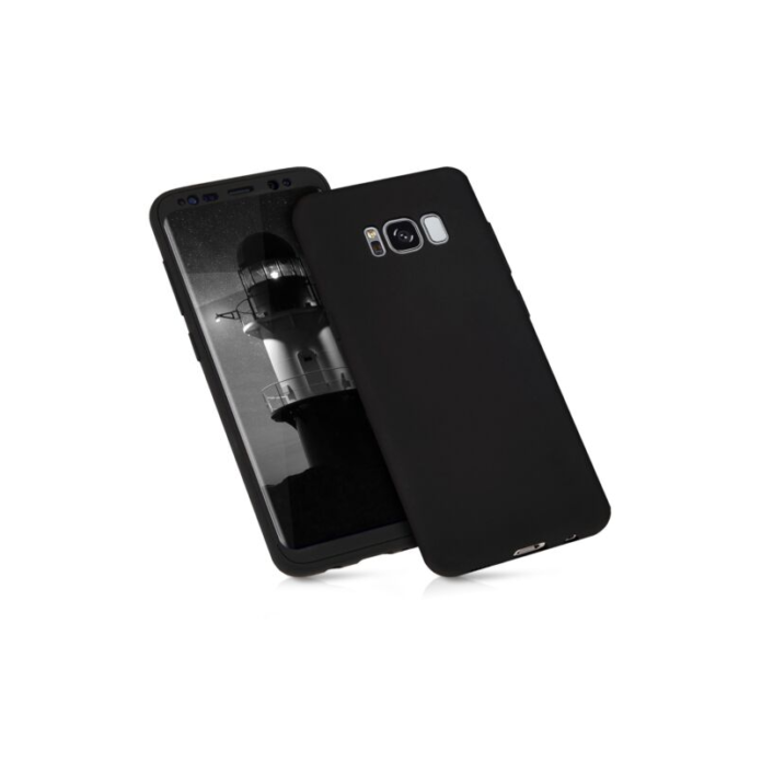 Husa pentru Samsung Galaxy S8, Silicon, Negru, 41805.68
