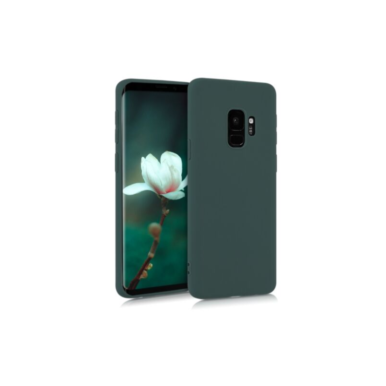 Husa pentru Samsung Galaxy S9, Silicon, Verde, 44089.169