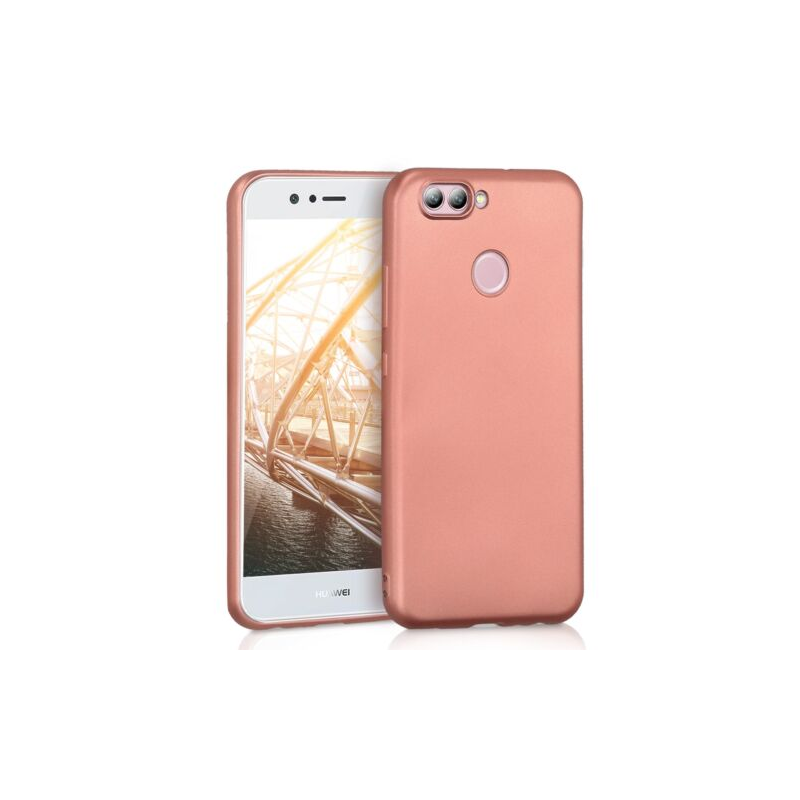 Husa pentru Huawei Nova 2, Silicon, Rose Gold, 43548.81 Husa pentru Huawei Nova 2, Silicon, Rose Gold, 43548.81