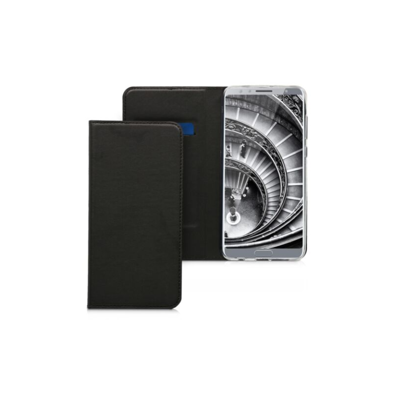 Husa pentru Huawei Nova 2s, Piele ecologica, Negru, 44014.01