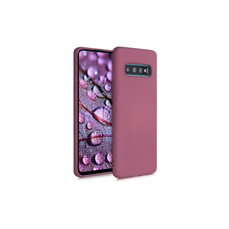 Husa pentru Samsung Galaxy S10, Silicon, Roz, 53833.167