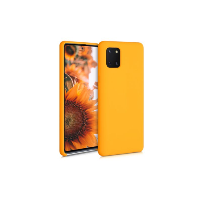 Husa pentru Samsung Galaxy Note 10 Lite, Silicon, Portocaliu, 51418.180