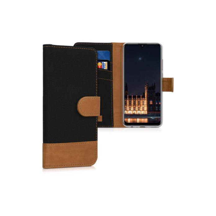 Husa pentru Huawei P Smart (2019), Textil, Negru, 47396.02